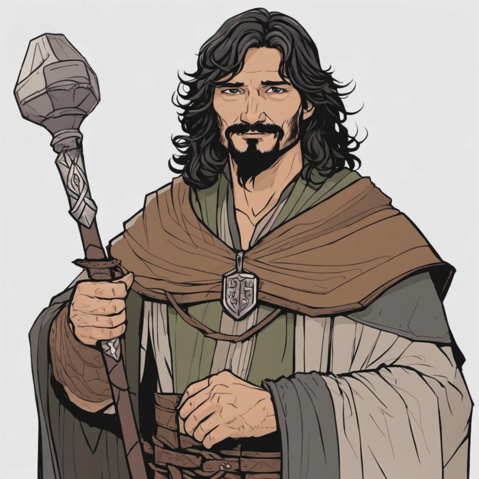 Chos, grave domain cleric of Beory.