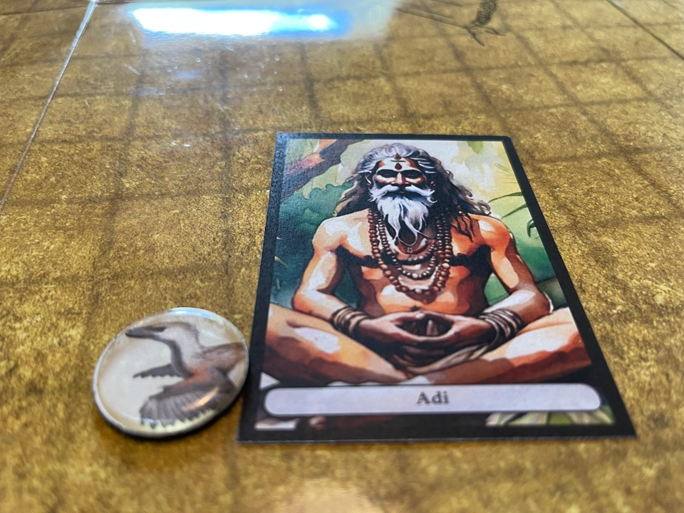 Adi, the wandering sadhu.