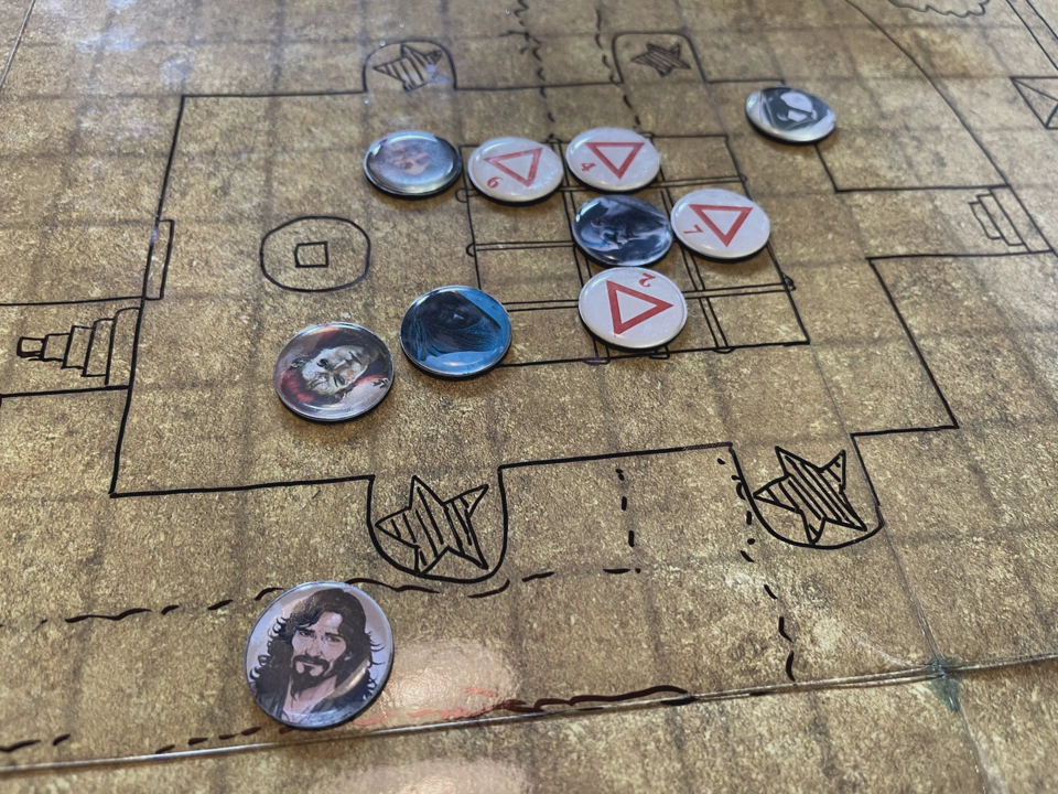 Krariak gets himself into a pit surrounded by deadly multi-attack and highly armored clay gladiators.