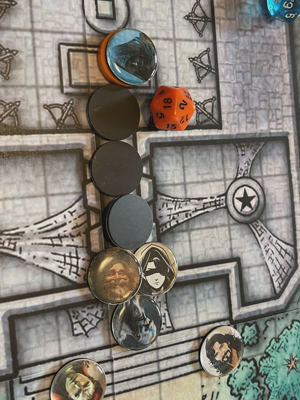 Silas trying to get the cube.