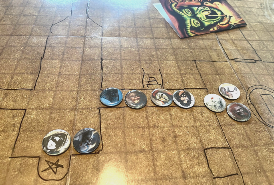 Krariak and Sophi stuck to the magnetic statue.