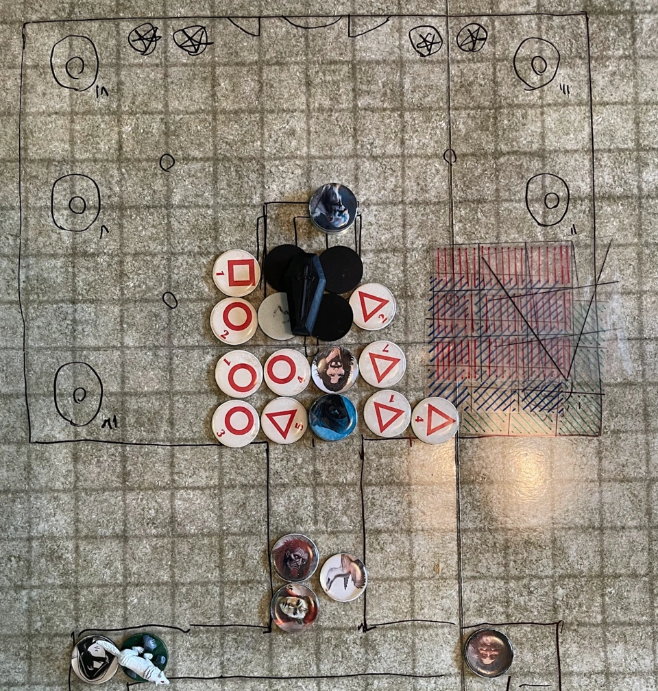 Mayhem inside Papazotl&rsquo;s tomb.