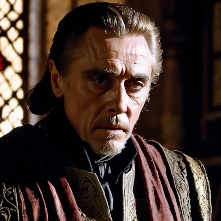 One of the two people busy in the room, allegedly Kragthar Bloodfist.