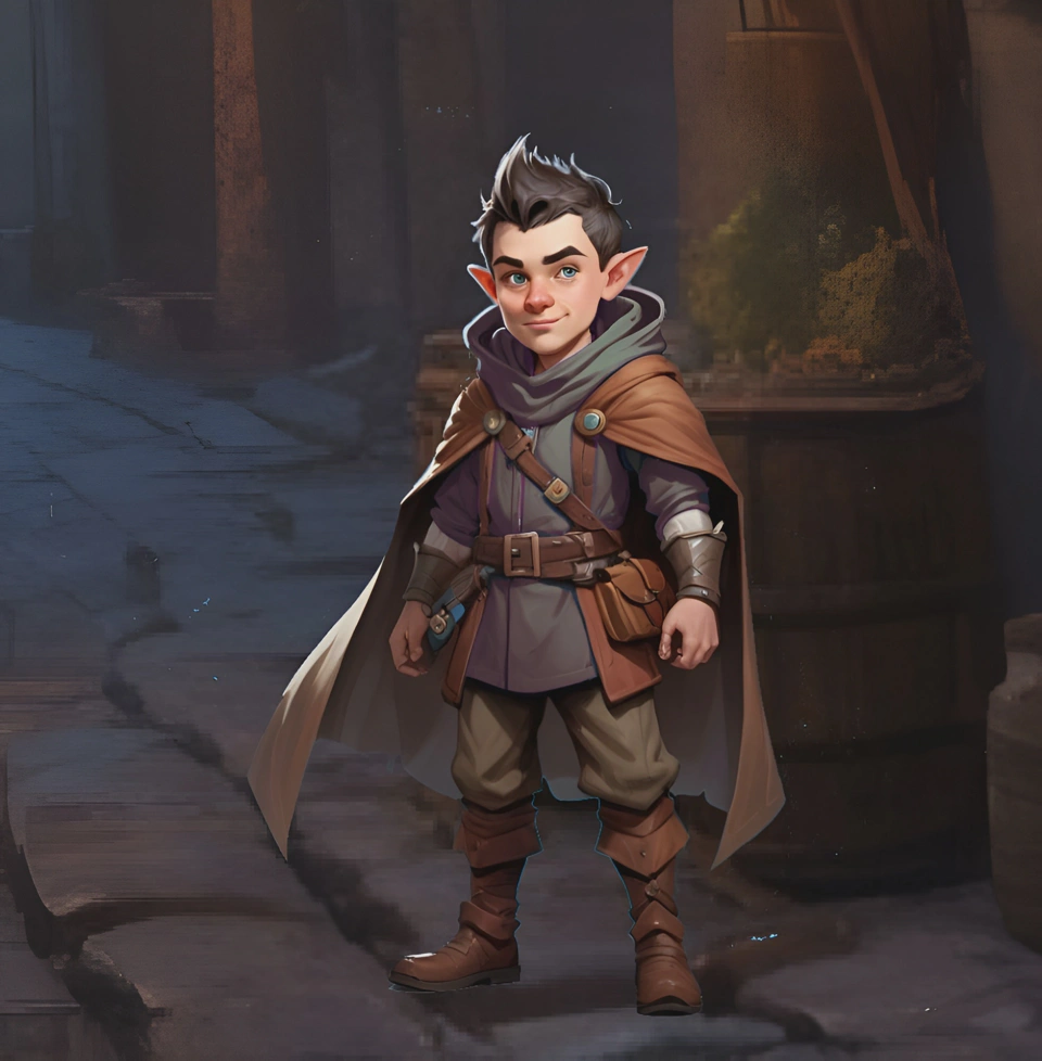 Nemo, the gnome rogue.