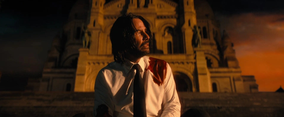 John Wyck after the duel is over.