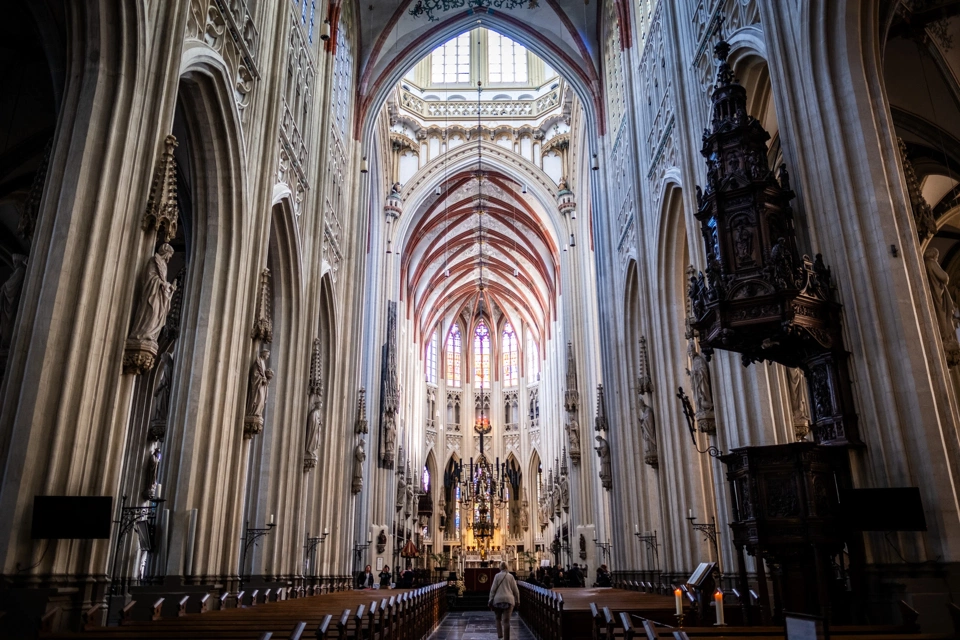 The interior of Saint John&rsquo;s cathedral.