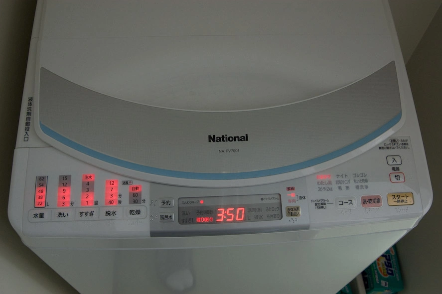 Una lavavadora. Le metes la ropa y el detergente, eliges si quieres que te lave, te seque o haga ambas cosas y le das al botón amarillo. Ella se encarga de todo lo demás: tiempo de cada fase, agua necesaria según la cantidad de ropa, etc. Estoy seguro de que se pueden hacer más cosas pero no entiendo ni la mitad de los kanjis.