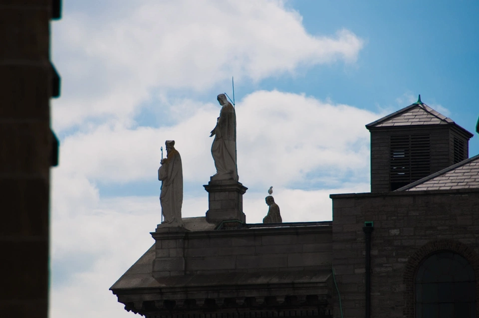 The bird sitting on top of the third statue&rsquo;s head kind of takes his magnificence away but what it loses there it makes up now in personality.